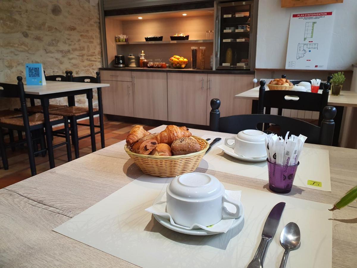 Saint-Martin-dʼArdèche Logis Hotel Restaurant L'Escarbille מראה חיצוני תמונה